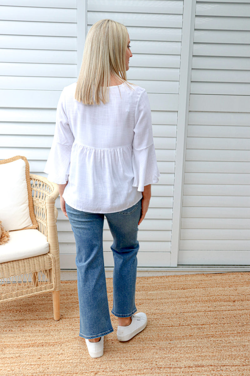 Bridgerton Top in White