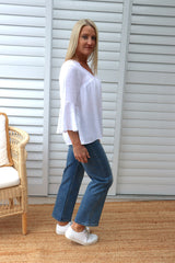 Bridgerton Top in White