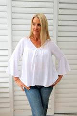 Bridgerton Top in White