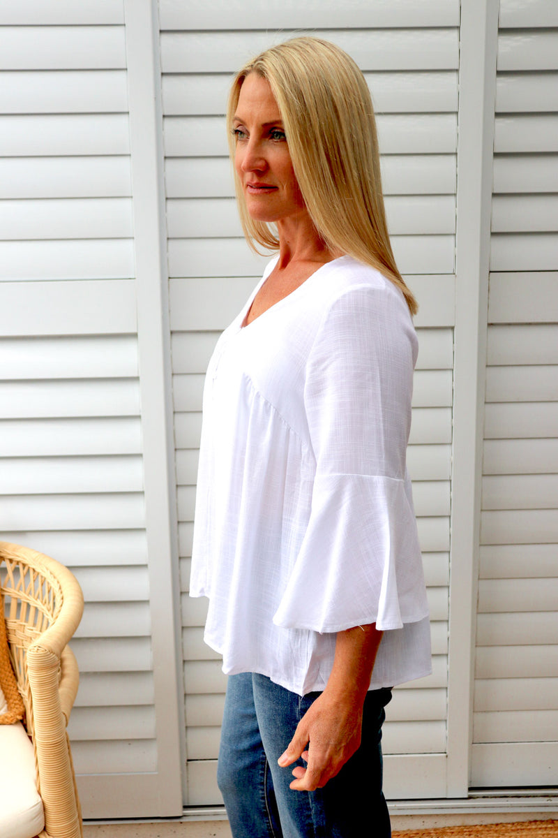 Bridgerton Top in White