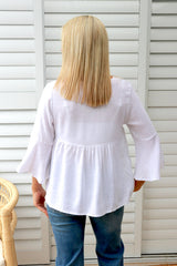 Bridgerton Top in White