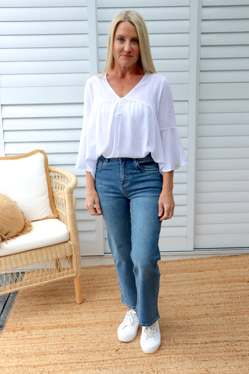 Bridgerton Top in White