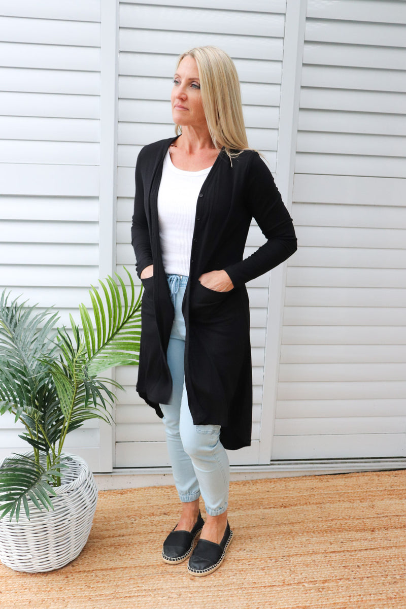 Soft Black Cardi