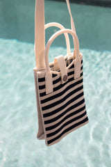 Mykonos Striped Mini Crossbody Bag