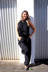 Tahiti Long Jumpsuit in Black